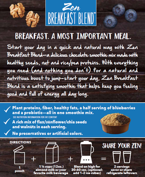 Blueberry Walnut Zen Breakfast Blend